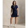 RLX Ralph Lauren Women's Tour Pique Golf Polo Shirt - Refined Navy/Lovely Lilac/Ceramic White