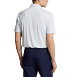 RLX Ralph Lauren印刷轻量级气流性能高尔夫衬衫 - 牛津蓝色地理