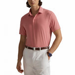 RLX Ralph Lauren Tailored Fit Lightweight Airflow Golf Polo Shirt - Desert Rose