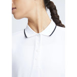 Rohnisch 女式 Miriam 长袖高尔夫 Polo 衫 - 白色