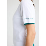 Rohnisch Women's Swing Knitted Golf Polo Shirt - White