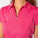 Golftini Women's Short Sleeve Zip Golf Shirt - Hot Pink