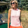Golftini女子酷女孩无袖高尔夫球球衫 - 沙吧