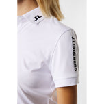 J.Lindeberg Women's Tour Tech Golf Polo Shirt - White