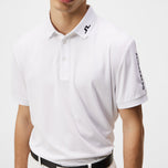 J.Lindeberg Tour Tech Regular Fit Golf Polo Shirt - White