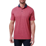 Travis Mathew Common Interest Polo Golf Shirt - Rose Wine