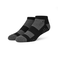 Travis Mathew The Eighteener 2.0 Golf Socks - Black/Grey