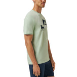 Travis Mathew 球员停车高尔夫球 T 恤 - 水绿色泡沫