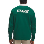 Under Armour Drive AMP Polo Shirt - Campus Ivy/Summit White