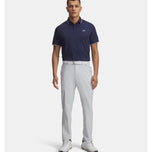 Under Armour Drive Sport Jacquard Golf Polo Shirt - Midnight Navy/White