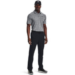 Under Armour Playoff 3.0 Polo Golf Shirt - Black/White