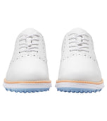 Cole Haan Women's ØriginalGrand Shortwing Golf Shoe - Optic White/Bluebell