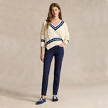 RLX Ralph Lauren女鹰伸展斜纹高尔夫裤子 - 法国海军