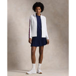 RLX RALPH LAUREN女子力量拉伸无知奈克拉链夹克 - 陶瓷白色多