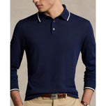 RLX Ralph Lauren Performance Polo-Collar Golf Sweater - Refined Navy