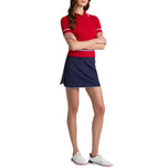 G/Fore Women's 3D Tulip Hem Pique 15" Golf Skort - Twilight