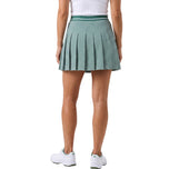 J.Lindeberg Women's Harlow Print Golf Skirt - Bridge Stack Forest Subtles