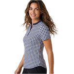 Nivo Women's Lynda Mock Neck Golf Shirt - Navy