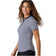 Nivo Women's Lynda Mock Neck Golf Shirt - Navy