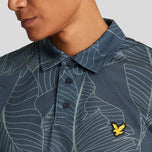 Lyle＆Scott Floral Polo Golf衬衫 - 黑暗海军