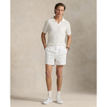 RLX Ralph Lauren Cotton Coolmax Knitted Golf Polo Shirt - White Splash