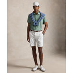 RLX Ralph Lauren 印花轻质气流高尔夫 Polo 衫 - 内陆绿色斗牛犬方巾