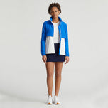 RLX RALPH LAUREN女子混合动力车全拉链高尔夫球夹克 - 水疗中心/纯白色