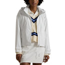 RLX Ralph Lauren Women&#39;s WaterProof Hooded Golf Jacket - Pure White