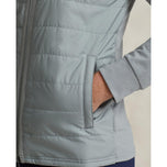 RLX RALPH LAUREN FULL ZIP FINE GAUGE TERRY高尔夫球夹克 - 峰灰色