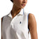 RLX Ralph Lauren Women's Sleeveless Tour Pique Golf Polo Shirt - Ceramic White/Blue Mist