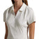 RLX Ralph Lauren Women's Quarter Zip Golf Polo Shirt - Ceramic White