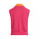 RLX Ralph Lauren Women's Sleeveless Knitted Golf Polo Shirt - Hot Pink/Key West Orange