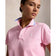 RLX Ralph Lauren 女式 Tour Pique 高尔夫 Polo 衫 - 浅粉色/陶瓷白/雾蓝色