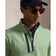 RLX Ralph Lauren Driver Luz Perf 球衣 1/4 拉链高尔夫中层 - 内陆绿色希瑟
