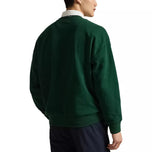 RLX Ralph Lauren Polo Bear Heavy Weight Terry Golf Crewneck - Moss Agate