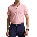 RLX Ralph Lauren 印花轻质气流高尔夫 Polo 衫 - 卡梅尔粉玉兰钻石