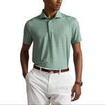 RLX Ralph Lauren 印花轻质气流高尔夫 Polo 衫 - 内陆绿色斗牛犬方巾