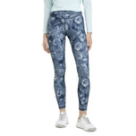 PUMA女子印刷高尔夫紧身裤 - 海军西装外套