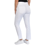 Glenmuir Women's Kaley Lightweight Stretch Performance Golf Trousers - White