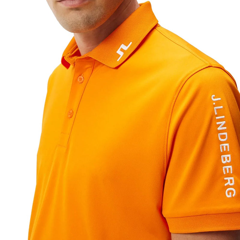 J.Lindeberg Tour Tech Regular Fit Golf Polo Shirt - Exuberance