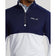 RLX RALPH LAUREN桃红色的气流球衣1/4 ZIP Midlayer-纯白/法国海军